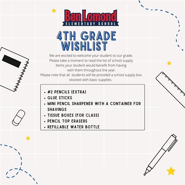 4th Wish List 